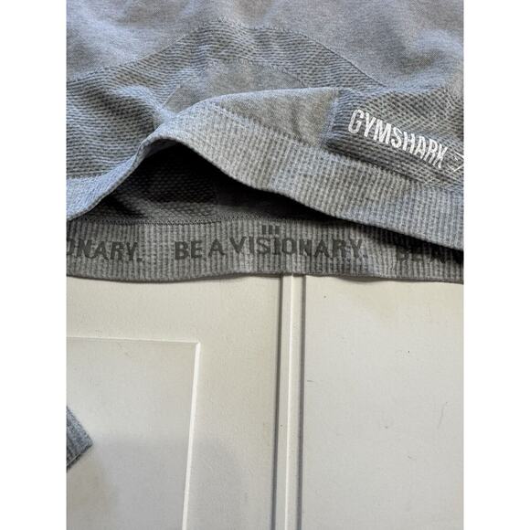 Gymshark Vital Seamless 2.0 Cropped Pink Gray Ombre Long Sleeve Size XS - Picture 3 of 7